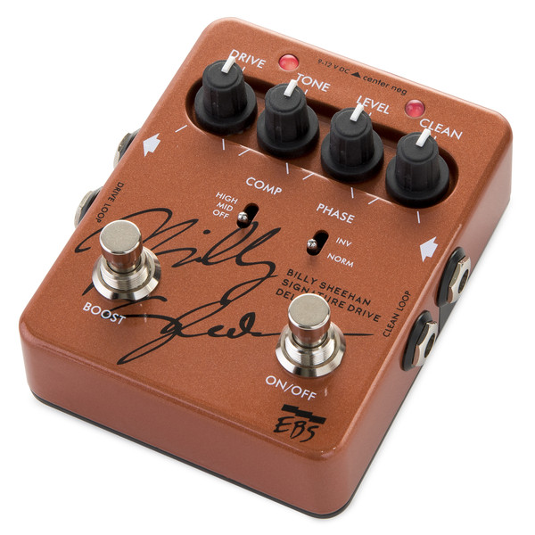 EBS Billy Sheehan Signature Drive Deluxe Bass Drive Pedal