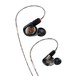 Audio Technica ATH-E70 Professional In-Ear Monitor Earphones, Side Angled Right