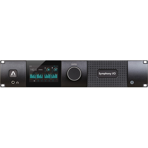 Apogee Symphony I/O MKII Thunderbolt Chassis 16x16 Analog I/O - Front View
