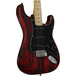 Fender Limited Edition Sandblasted Stratocaster, Crimson Red Trans