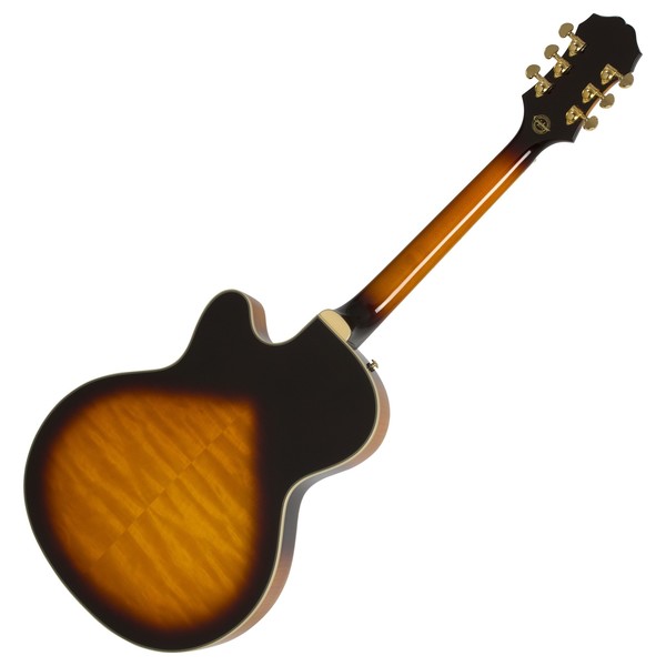 Epiphone Joe Pass Emperor II Pro, Vintage Sunburst Back