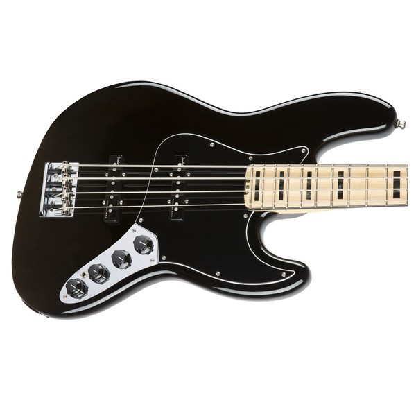 Fender American Elite Jazz Bass MN, Black at Gear4music