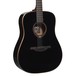 LAG T100D Dreadnought Acoustic Guitar, Black