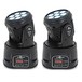 7 x 10w Mini LED Moving Head Light by Gear4music, Black