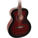 Freshman RENFWR Folk Acoustic Guitar, Wine Red