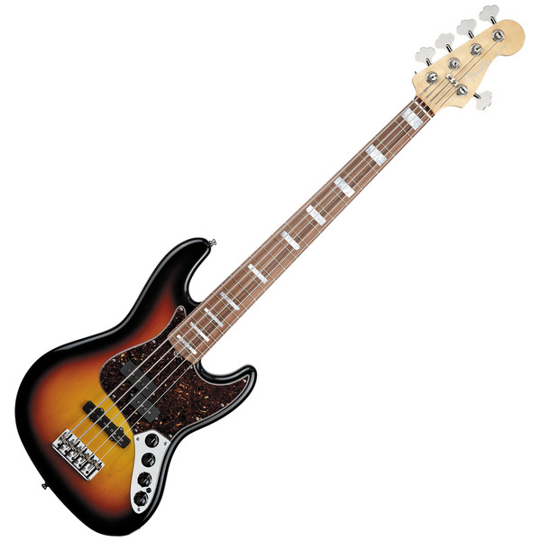 DISC Fender Custom Shop Reggie Hamilton Jazz Bass V, Sunburst