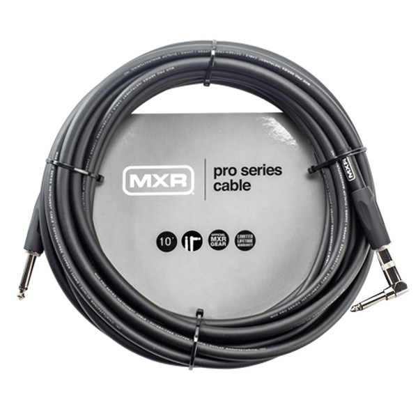 MXR Pro Series Instrument Cable, 10ft Right Angled