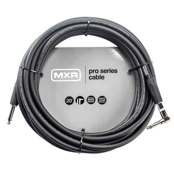 MXR Pro Series Instrument Cable, 20ft Right Angled