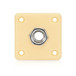 Guitarworks Loaded Square Jack Plate, Cream