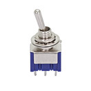 Guitarworks Mini Toggle Guitar Switch, Chrome