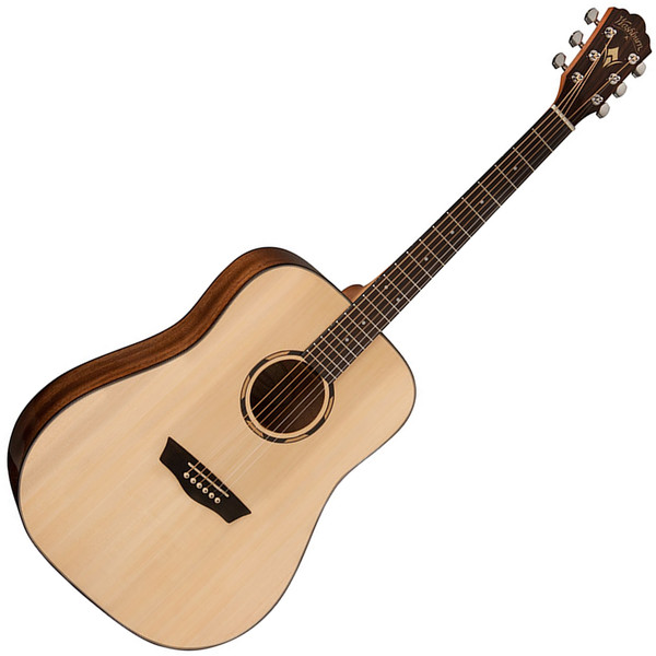 Washburn Woodline WLD10S Dreadnought Acoustic Guitar, Natural