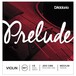 D'Addario Prelude Violin String Set, 1/8 Scale, Medium Tension