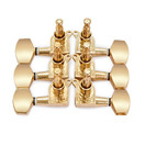 Guitarworks Tuning Machines, 3-A-Side Hex Keys, Gold