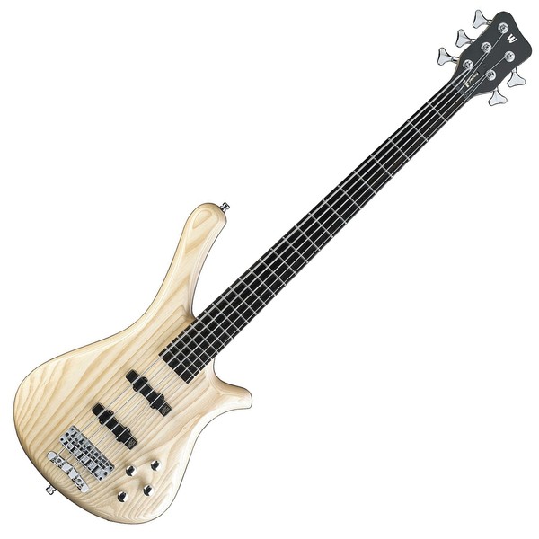 Warwick RockBass Fortress 5 String Bass Guitar, Natural Satin