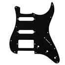 Guitarworks Schlagbrett mit 11 Schraubl&ouml;chern, HSS, Schwarz