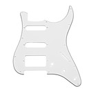 Guitarworks Schlagbrett mit 11 Schraubl&ouml;chern, HSS, Wei&szlig;