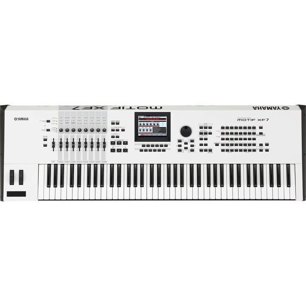 Yamaha MOTIF XF7 Keyboard Workstation, Limited Edition White