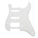 Guitarworks 11-Hole HSS Scratchplate, White Pearloid