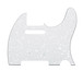 Guitarworks 8-Hole SS Scratchplate, White Pearloid