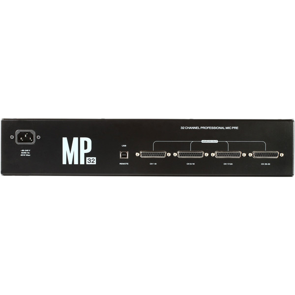Antelope Audio MP32 32-Channel Microphone Preamp - Rear