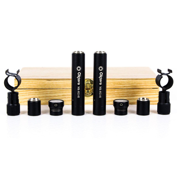 Oktava MK-012-01 MSP2 Condenser Microphones, Black Matched Pair
