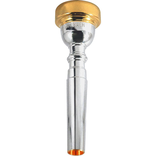 Bach Standard 3C Trumpet Mouthpiece, Gold Rim