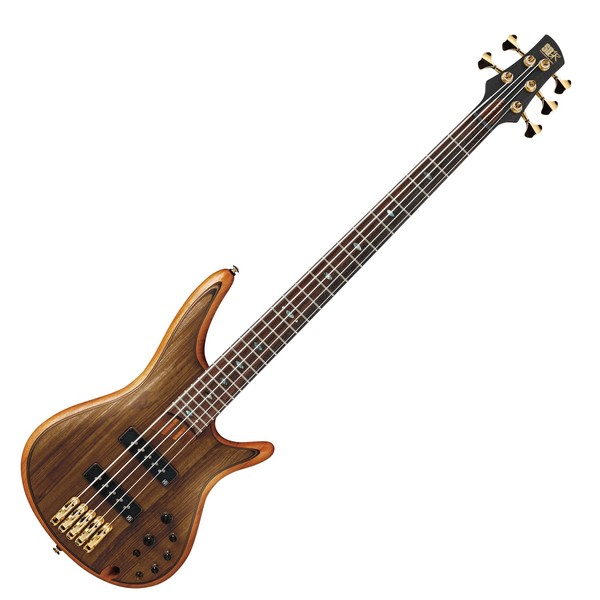 Ibanez SR1205 Premium 5-String Bass Guitar, Vintage Natural Flat