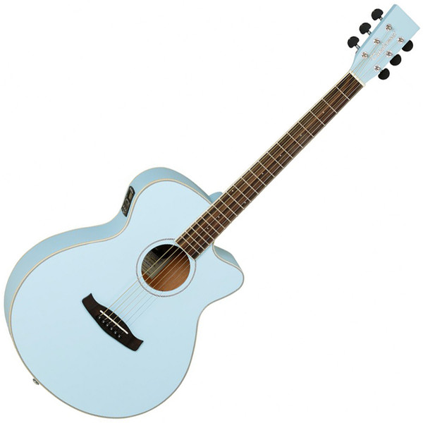 Tanglewood Discovery DBTSFCESBL Electro Acoustic Guitar, Surf Blue