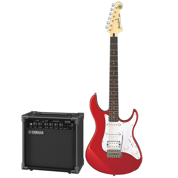 Yamaha Pacifica 012 Electric Guitar Pack, Red