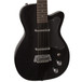 Silvertone 1303/U2 Electric Guitar + SubZero Tube 5 Amp Pack, Black