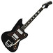 Silvertone 1478 Electric Guitar + SubZero Tube 5 Amp Pack, Black