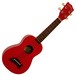 Kala Makala Dolphin Soprano Ukulele, Candy Apple Red