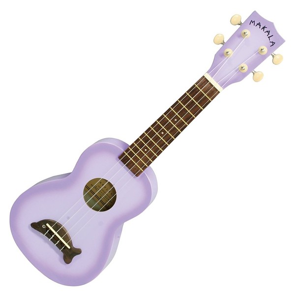 Kala Makala Dolphin Soprano Ukulele, Purple Burst