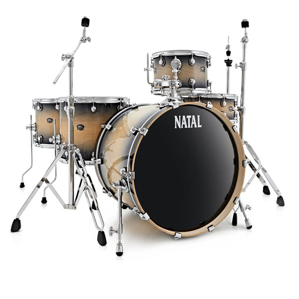 Natal Arcadia 5 Piece TRC Drum Kit With Hardware Pack, Midnight Burst