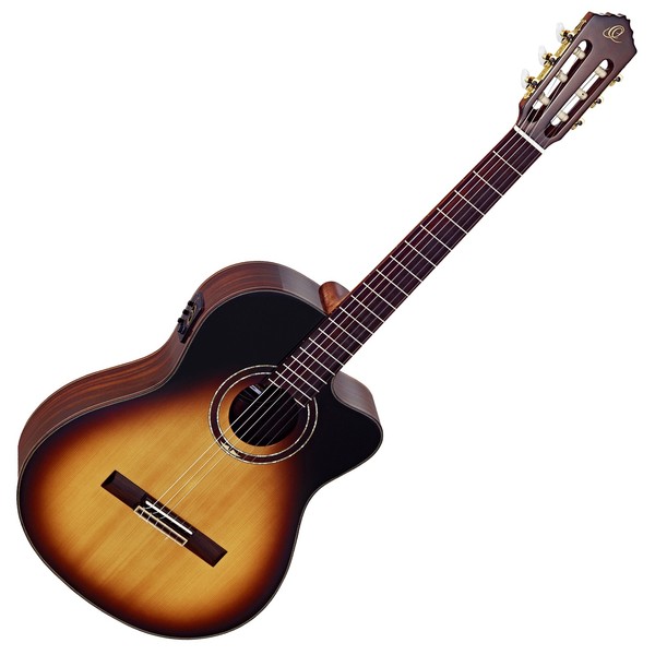 Ortega RCE158SN-TSB Classical Guitar, Slim Neck Tobacco Sunburst