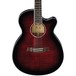 Ibanez AEL20E Electro Acoustic Guitar, Transparent Red Sunburst