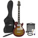 Greg Bennett Avion AV-3 Electric Guitar + Amp Pack, Cherry Sunburst