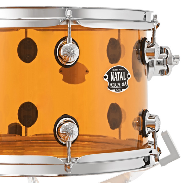 Natal Arcadia 4 Piece Acrylic Shell Pack, Transparent Orange