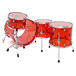 Natal Arcadia 4 Piece Acrylic Shell Pack, Transparent Red