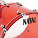 Natal Arcadia 4 Piece Acrylic Shell Pack, Transparent Red