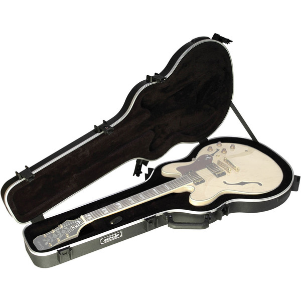 SKB 335 Deluxe TSA Case for Semi Acoustic Guitar - Open (Guitar Not Included)