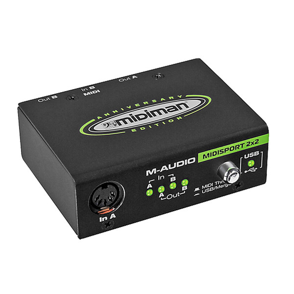 M-Audio Midisport 2x2 MIDI Interface, Anniversary Edition