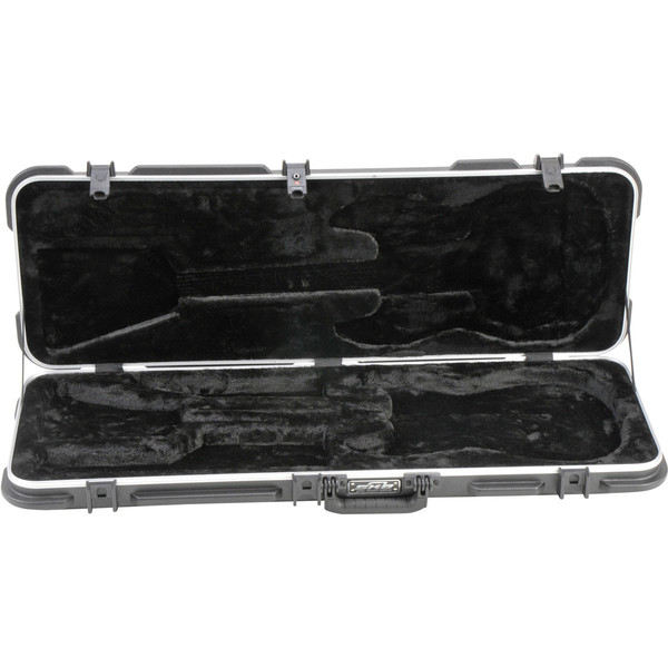 SKB Rectangular Deluxe Electric Guitar Case - Case Open 2