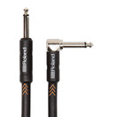 Roland Black Series Angled/Straight Instrument Cable, 10ft/3m