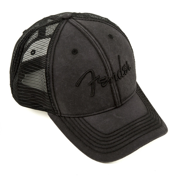 Fender Blackout Trucker Cap, Grey