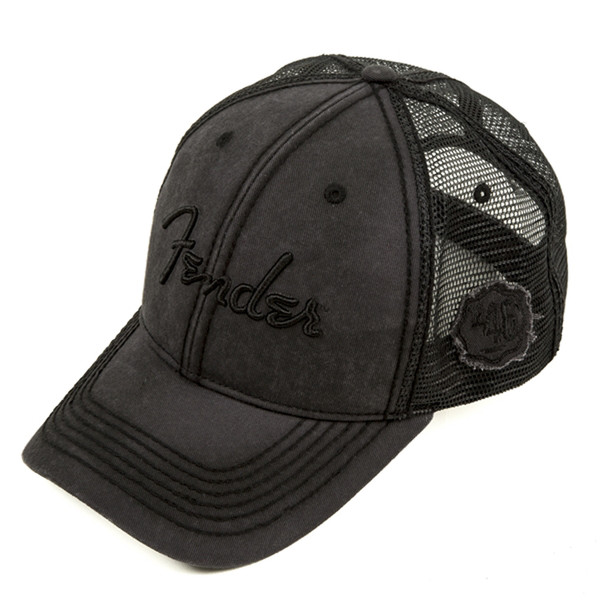 Fender Blackout Trucker Cap, Grey