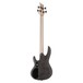 ESP LTD B-204SM 4 String Bass Guitar, See Thru Black Satin