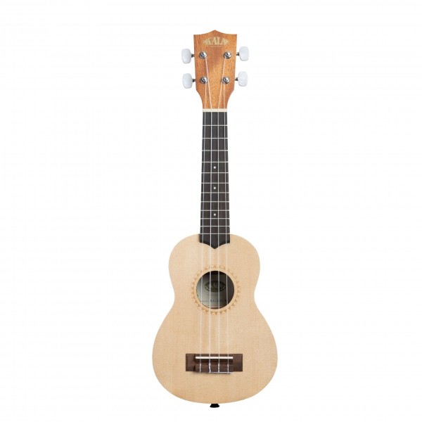 Kala Satin Mahogany KA-15S Soprano Ukulele, Satin Natural