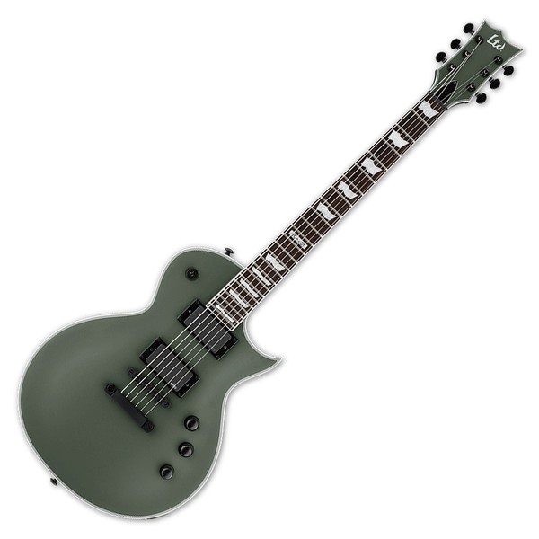 ESP LTD EC-401 MGS Electric Guitar, Military Green Satin