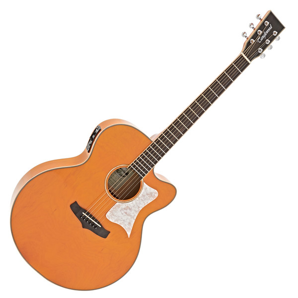 Tanglewood Evolution Viscount TSJ V3 Electro Acoustic Guitar, Orange